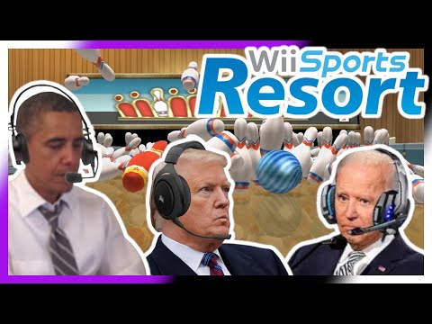 US Presidents Play 100-Pin Bowling in Wii Sports Resort