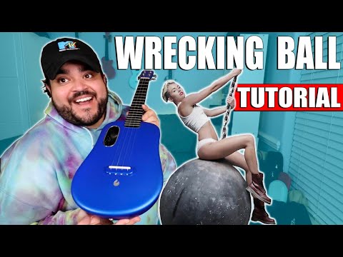 WRECKING BALL - Miley Cyrus (EASY Ukulele Tutorial)
