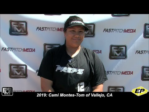 2019 Cami Montes-Tom Pitcher and Third Base Softball Skills Video - Easton Preps