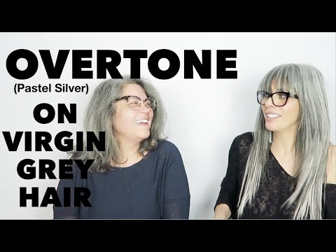 #OVERTONE (Pastel Silver) How to apply toner to gray...