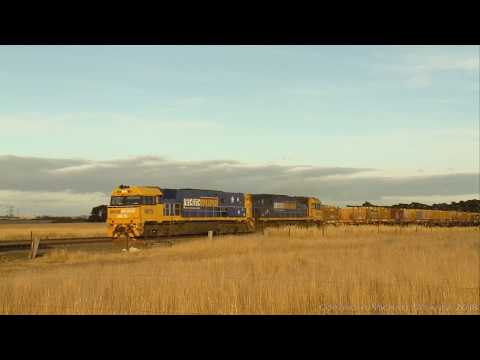 Pacific National Container Train: MA5 - PoathTV Australian Trains & Railways