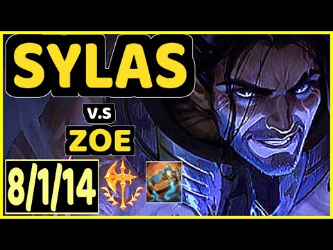 GRACE (SYLAS) vs ZOE - 8/1/14 KDA MID CHALLENGER GAMEPLAY - KR