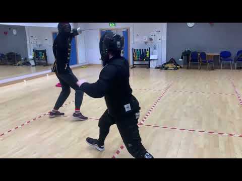 Rapier vs Smallsword Steel Sparring - Sam