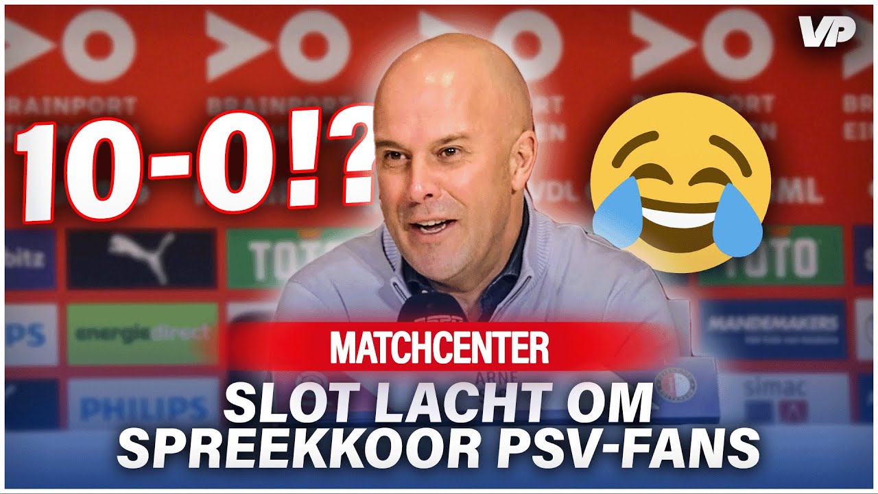 Thumbnail for article: Slot lacht om PSV-fans: 'Ze dachten dat het 10-0 ging worden!'