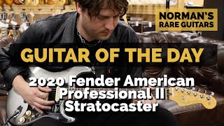 Video thumbnail for 2020 Fender American Professional II Stratocaster | Norman's Rare Guitars by Normans Rare Guitars
