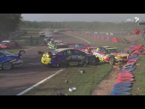 V8 Supercars 2013 - First Lap Crash (Race 3, Hidden Valley)