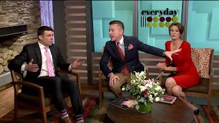 Greg Dutra does the weather on broken TV monitor