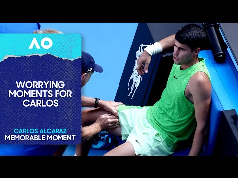 Carlos Alcaraz Cramps Up Against Zverev | Australian Open 2026