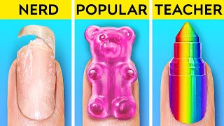 Download lagu 🌟POPULAR VS NERD STUDENT FOR 24 HOURS!🤓 Funny Life Situations by 123GO! mp3