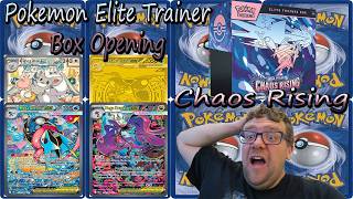 SOOO Many Stunning Full Arts! Pokemon TCG Chaos Rising Elite Trainer Box Opening!