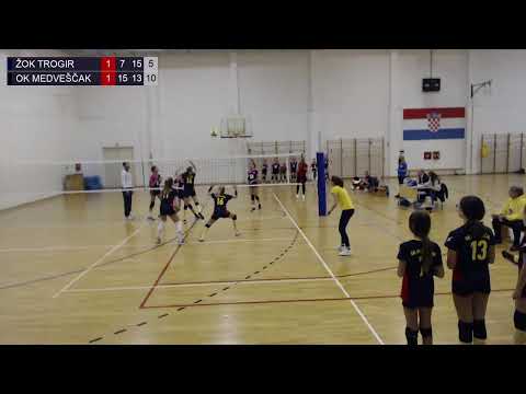 31.10.2021., PH MINI ODBOJKA, FINALE, ŽOK TROGIR - OK MEDVEŠČAK