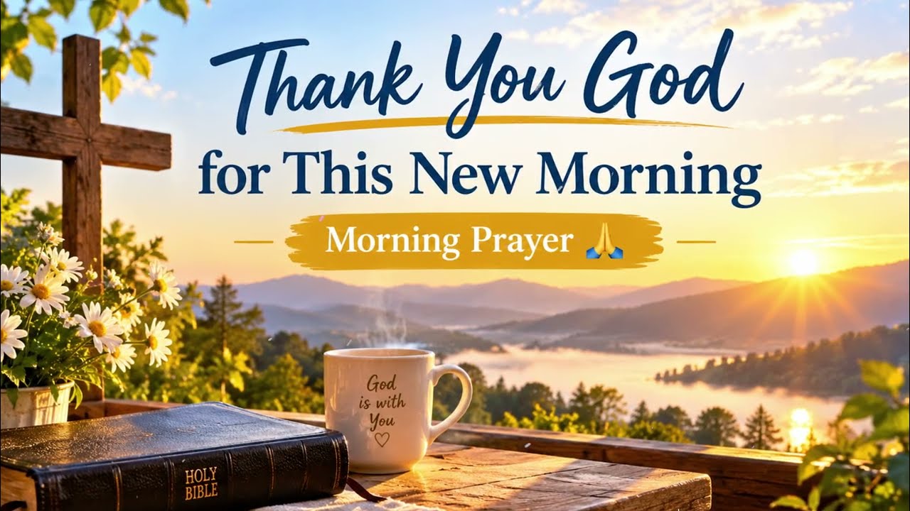 Thank You God for This New Morning 🙏 | Morning Prayer