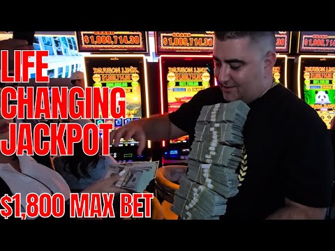 $1,800 Max Bet WORLD RECORD BREAKING JACKPOT