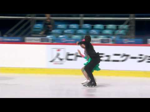 ISU 2014 Jr Grand Prix Zagreb Short Dance Angelique ABACHKINA / Louis THAURON FRA