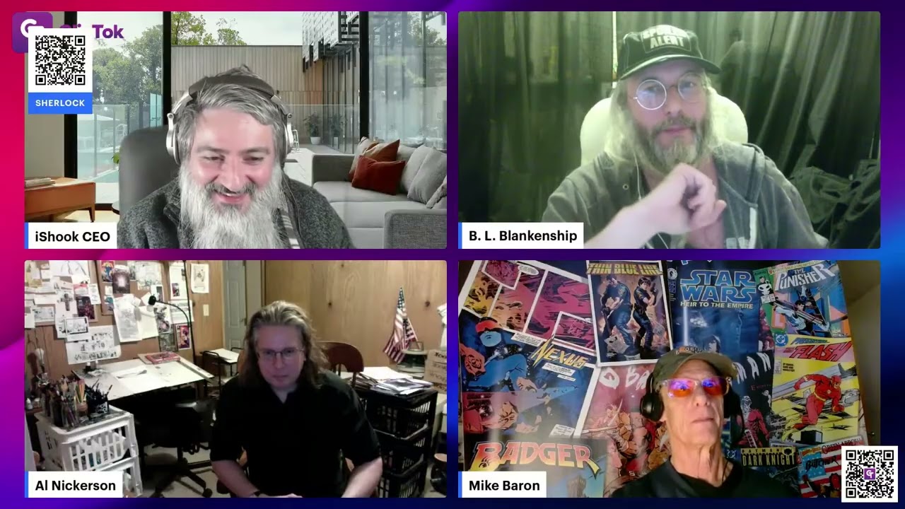 iShook Comics Podcast w/ Al Nickerson & Mike Baron