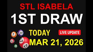 Download lagu STL ISABELA 1ST DRAW - MAR 21, 2026 Results (LIVE UPDATE) mp3