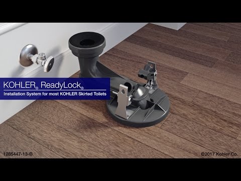 Quick Skirted Toilet Installation: KOHLER ReadyLock