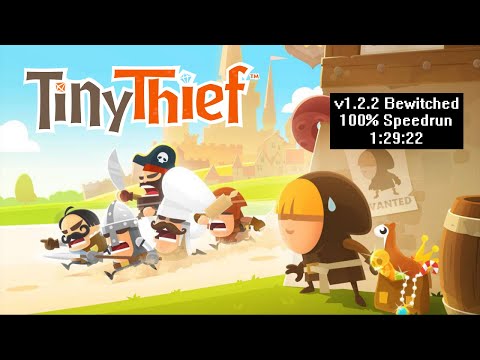 [Спидран] Tiny Thief v1.2.2 Bewitched 100% (Speedrun) 1:29:22