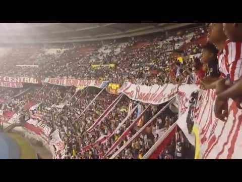 "Borracho y Loco - FRBS La Banda Del Tiburon LBK - uniautonoma 1 vs 2 Junior" Barra: Frente Rojiblanco Sur &bull; Club: Junior de Barranquilla