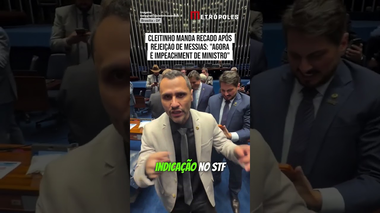 Cleitinho manda recado após rejeição de Messias: "Agora é impeachment de ministro"