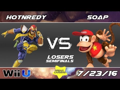 City Trial 2 - HotNRedy (C Falcon) Vs. Soap (Diddy Kong) - Smash 4 - Smash Wii U - Losers Semis