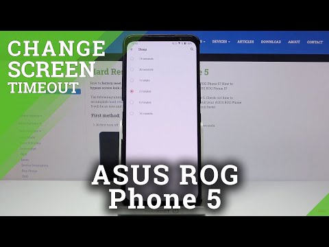 How to Enable Screen Timeout on ASUS ROG Phone 5 – Manage Screen Sleep Time