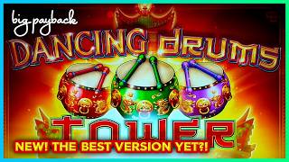 NEW! DANCING DRUMS TOWER! Big Win BONUS!