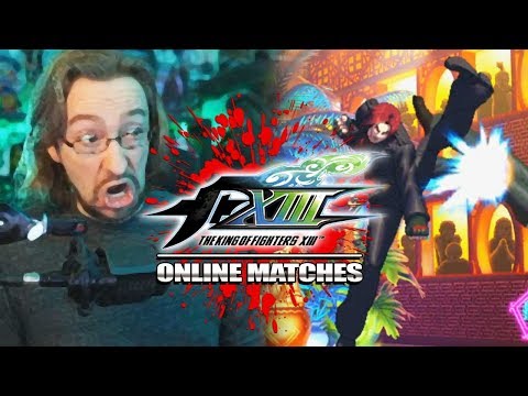 How Can He Combo...In So Much LAG?! King Of Fighters XIII - Online Matches