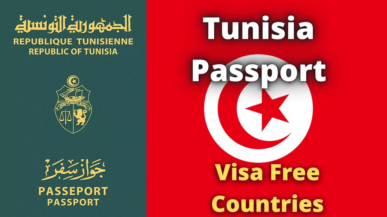 How many countries can a Tunisian passport holder enter without a visa