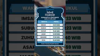 Jadwal Imsakiyah Wilayah Surakarta dan Sekitarnya untuk Sabtu 15 April 2023