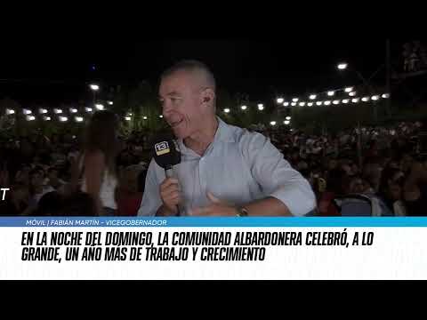 Albardón celebró 160 años a lo grande y Fabián Martín destacó su papel en la provincia