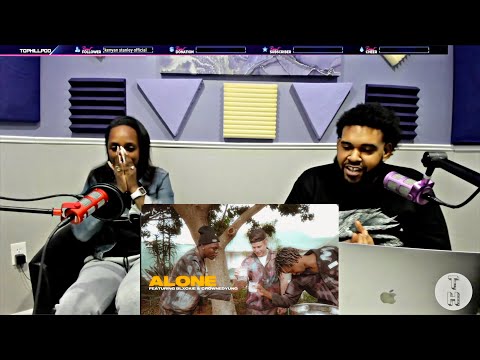 REACTING TO DAN DUMINY FT BLXCKIE & CROWNEDYUNG - 'ALONE'