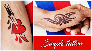 How to make temporary tattoo at home  beautiful id