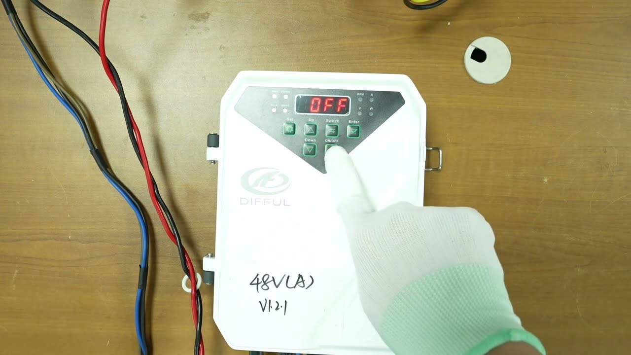 How to Restore Factory Settings for DC Controllers-DIFFUL Solar Pump