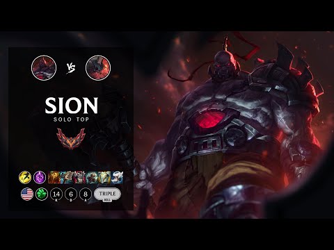 Sion Top vs Aatrox - NA Grandmaster Patch 12.15