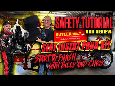 Butlerbuilt Seat Insert Pour Tutorial - Dirt Track Racing Safety Tutorial