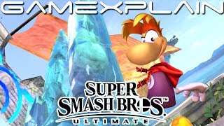 RANDOM: Some People Are Seeing a Frozen Rayman in a Smash Bros. Ultimate Battlefield Texture