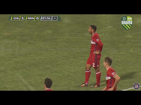 Gol de Arturo Álvarez con Chicago Fire S.C. 4-0 Minnesota United F.C.