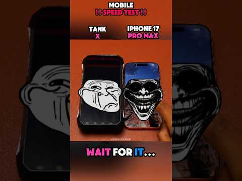 🫪⚡ iPhone 17 Pro Max vs Tank X – ULTIMATE SPEED TEST!!