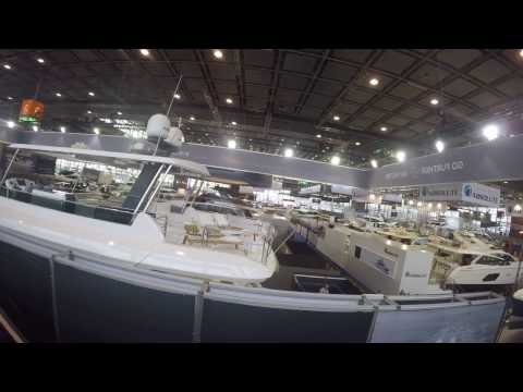 #Megayacht    #Superyacht    #Boot 2017 in  #Düsseldorf   #Halle 6   #Rundgang aus dem 2 OG