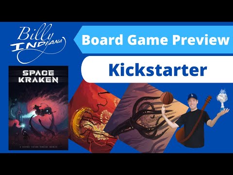 Space Kraken Preview: a Rogue-Like Science Fiction Dungeon Crawler "Board" Game on Kickstarter
