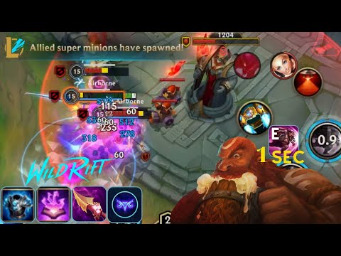 WILD RIFT - GRAGAS BUILD COOLDOWN REDUCTION SUPER IRRITATNG! GAME PLAY