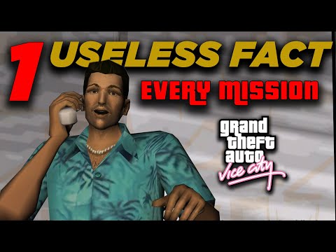 Useless but Fun Fact about Every Mission in GTA Vice City!! | Useless Information about GTA VC