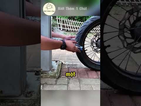 Mách bạn cách khóa xe chỉ bằng một chai nhựa.