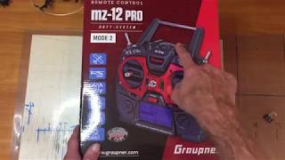 Graupner MZ-12Pro HoTT + Falcon 12 Unboxing erste Impressionen