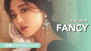 페이버릿 FAVORITE - Fancy | Line distribution