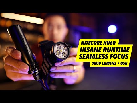 This Will Change The Way You Use Headlamps in This Year... Nitecore HU60 (1600 lumens) - First Look