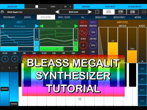 BLEASS MEGALIT Wavetable Synthesizer Tutorial - Walkthrough & Programming Guide