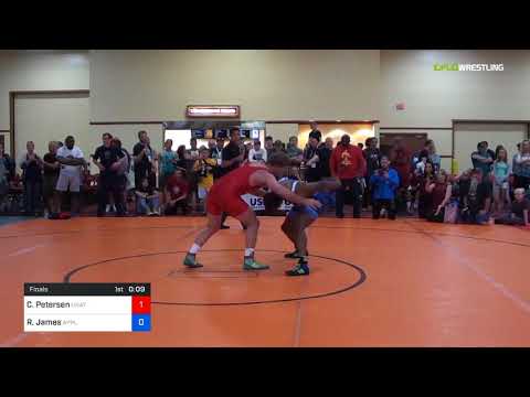 2018 Marine Corps US Open/Masters B Greco Roman 78 Finals - Cort Petersen (Unat) Vs. Rudy James (A
