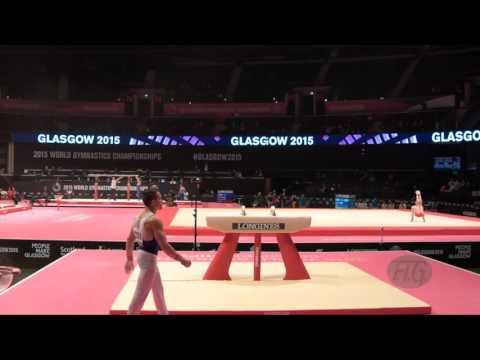 PETROUNIAS Eleftherios (GRE) - 2015 Artistic Worlds - Qualifications Pommel Horse